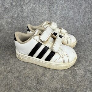 ADIDAS GRAND COURT SNEAKERS Toddler Size‎ 5 K  WHITE / BLACK